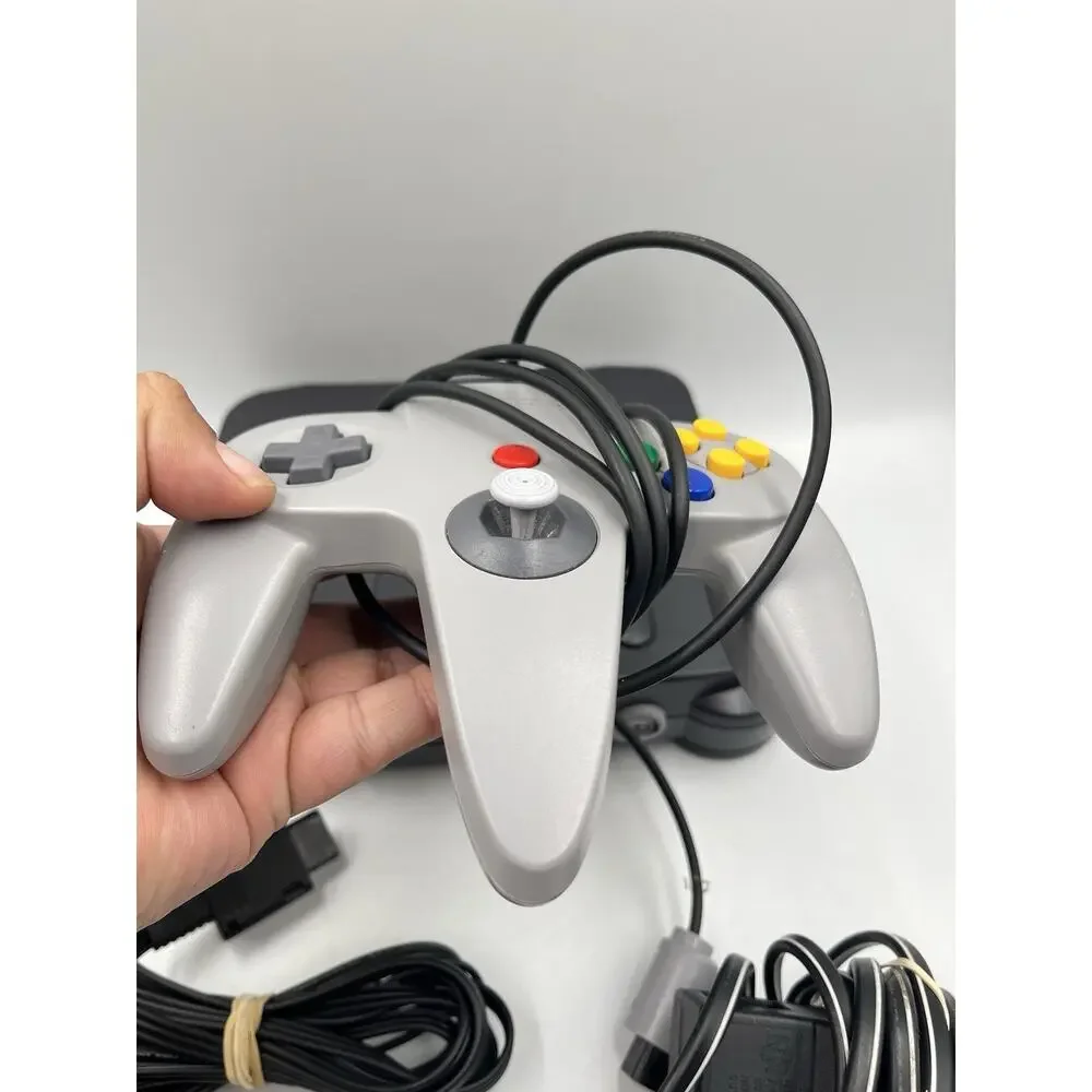 Nintendo 64 Console System Bundle w/ Controller & Cables N64 (NUS-001) *TESTED